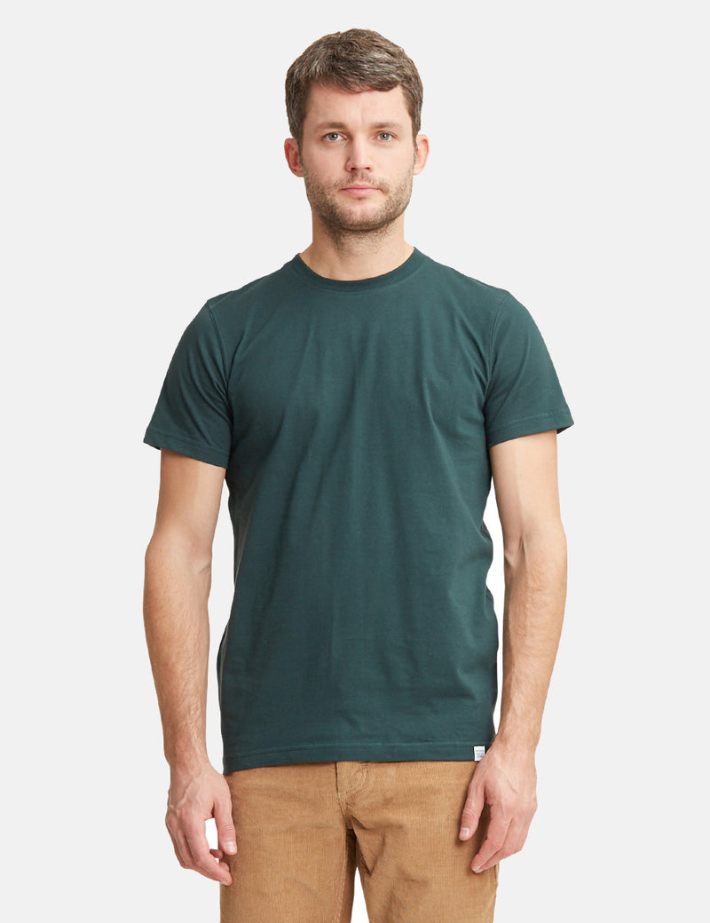 T-Shirt Norse Projects Niels Standard - Spinnaker Green