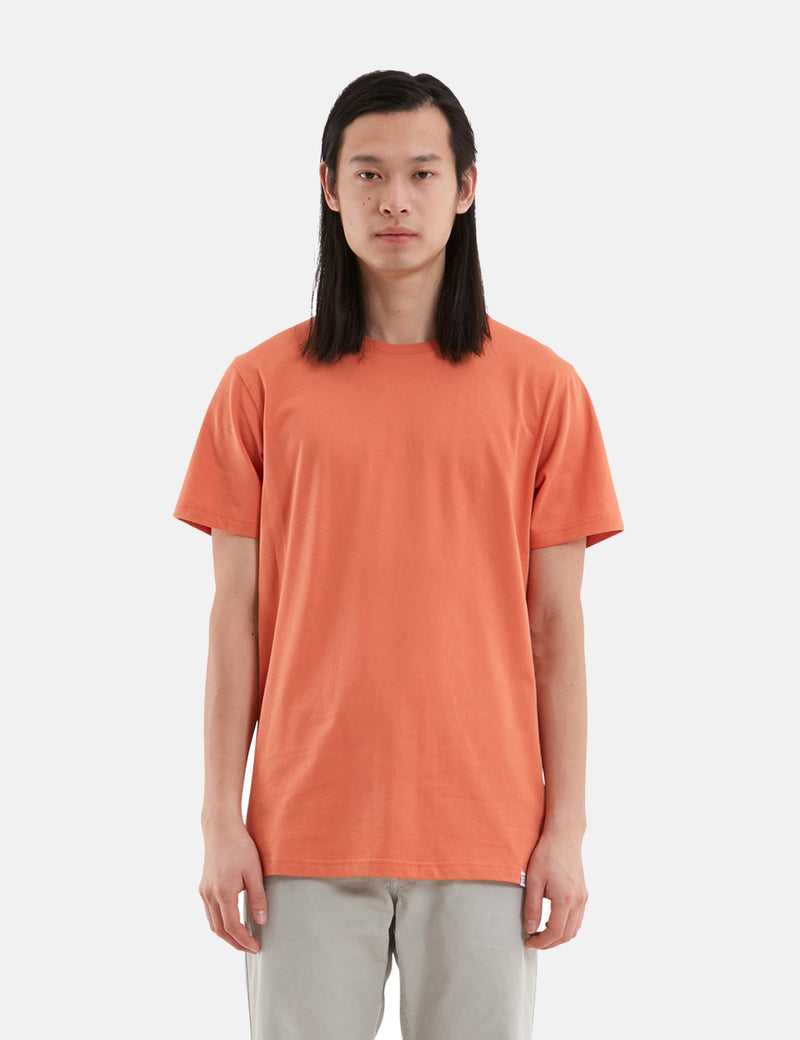 Norse Projects Niels Standard T-Shirt - Burned Red