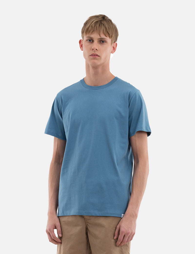 Norse Projects Niels Standard T-Shirt - Cali Blue