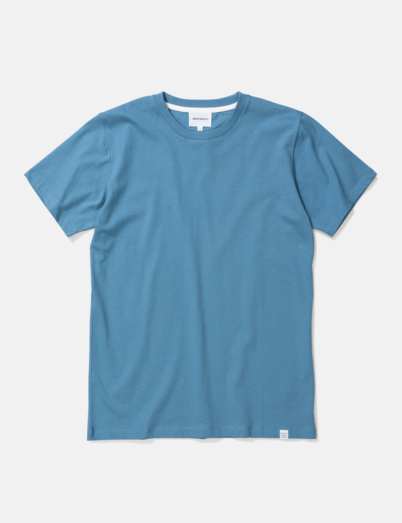 Norse Projects Niels Standard T-Shirt - Cali Blue