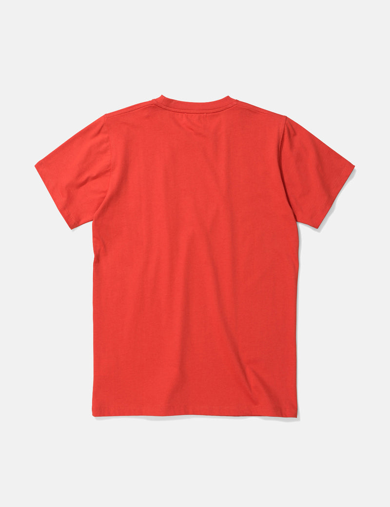Norse Projects Niels Standard T-Shirt - Coral Red