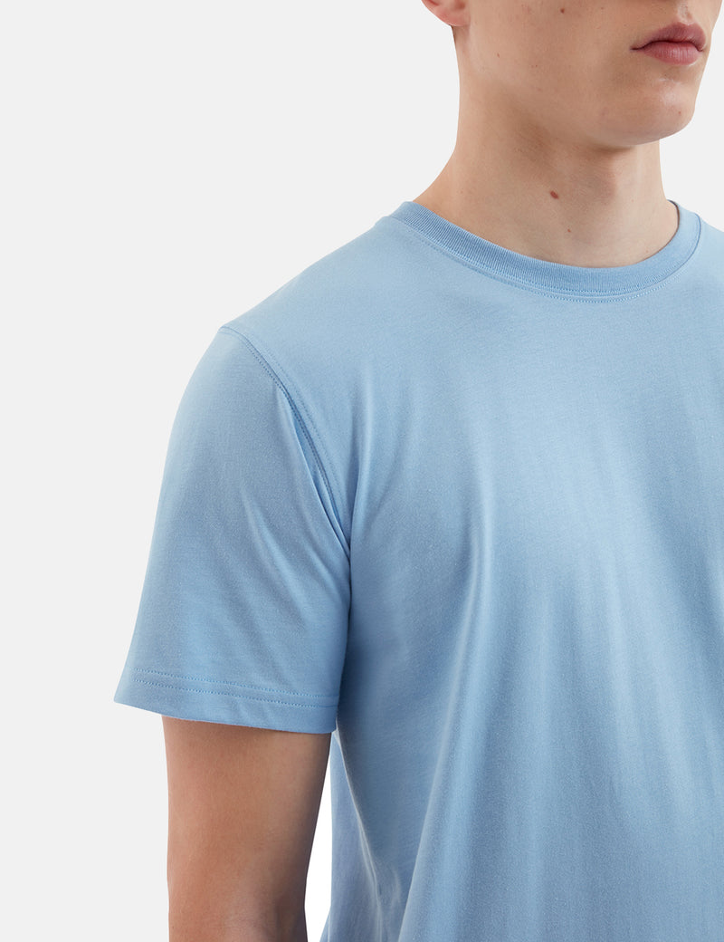T-Shirt Norse Projects Niels Standard - Bleu Lumineux