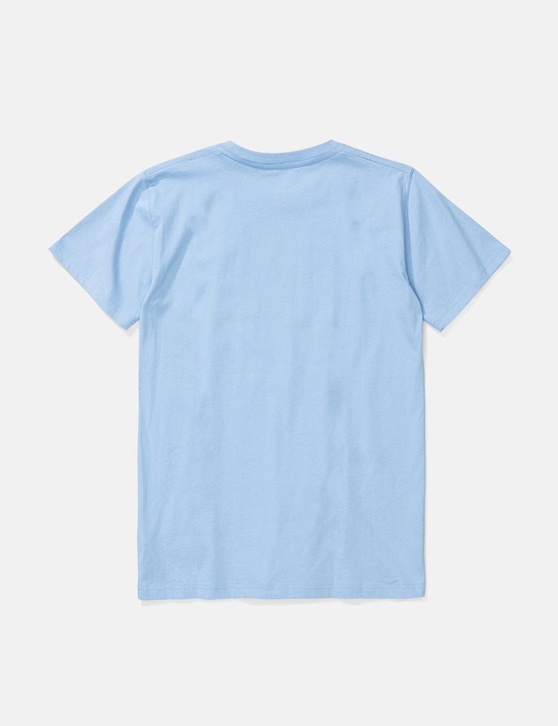 T-Shirt Norse Projects Niels Standard - Bleu Lumineux