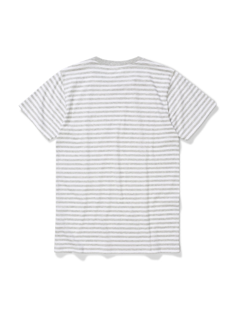 T-Shirt à Rayures Classiques Norse Projects Niels - Light Grey Melange