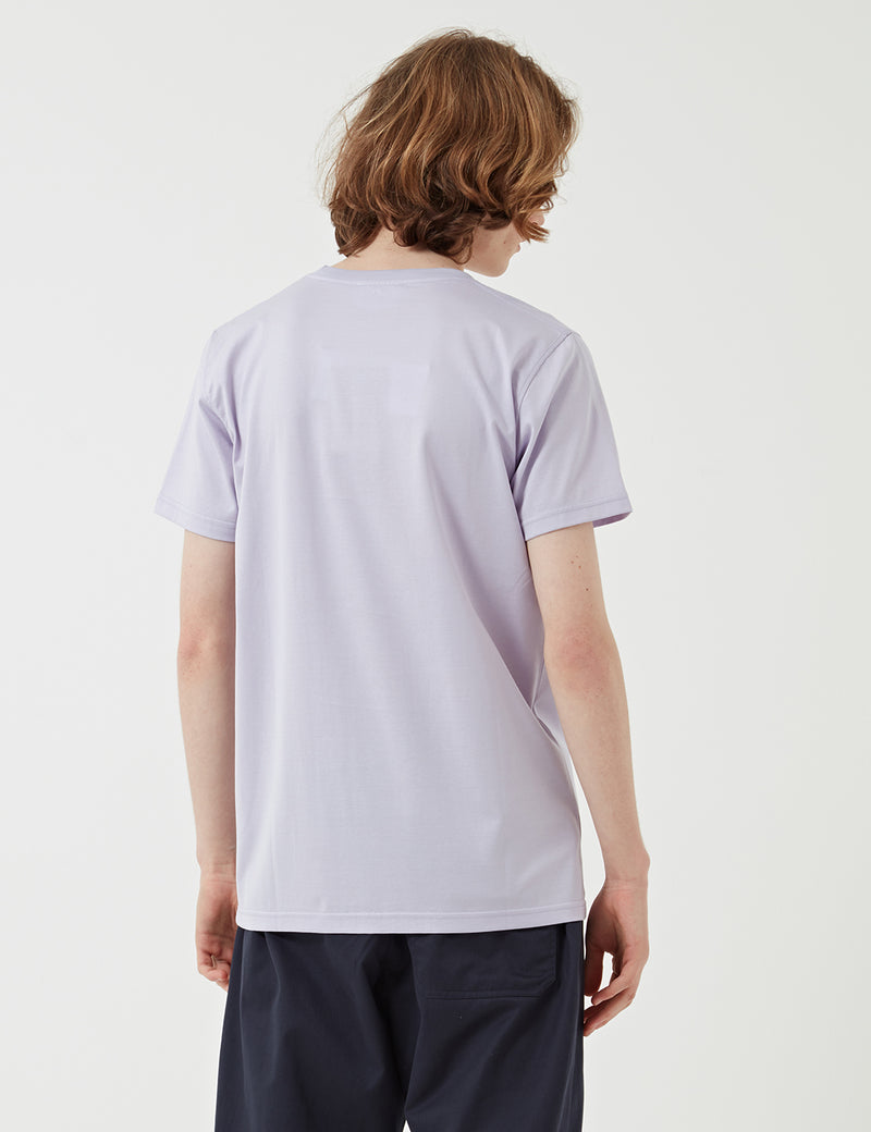 Norse Projects Niels Multi N Logo T-Shirt - Heather Purple