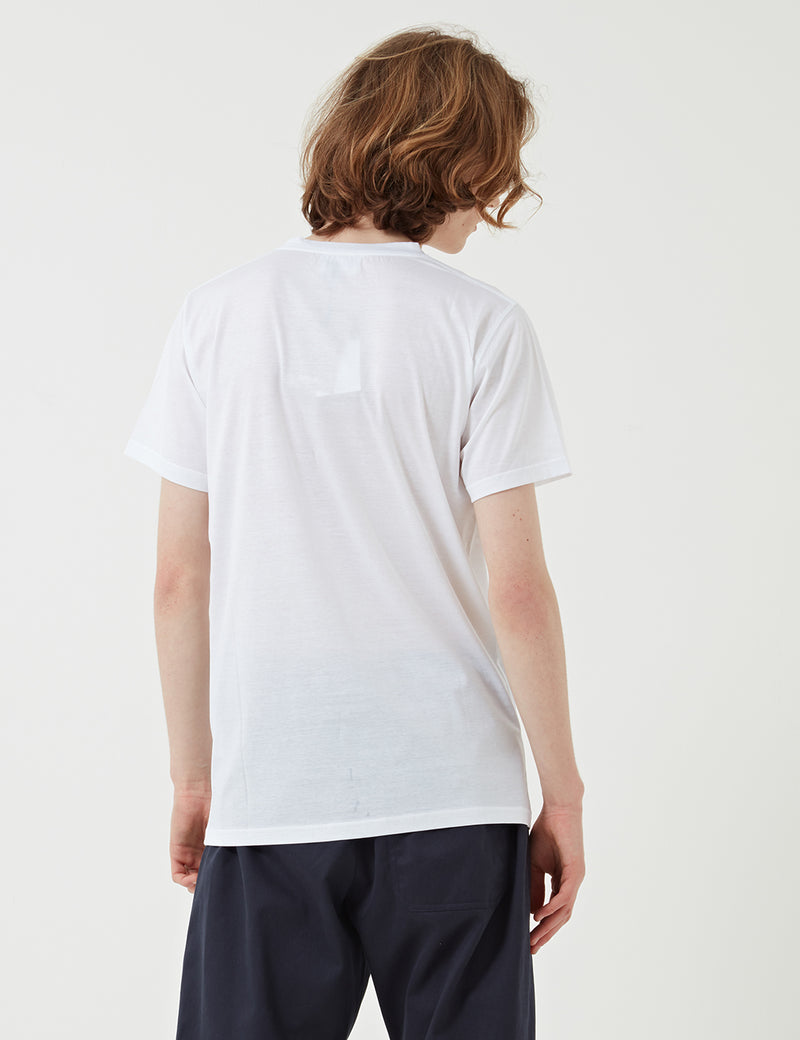 T-Shirt à Logo Norse Projects Niels Layer - Blanc