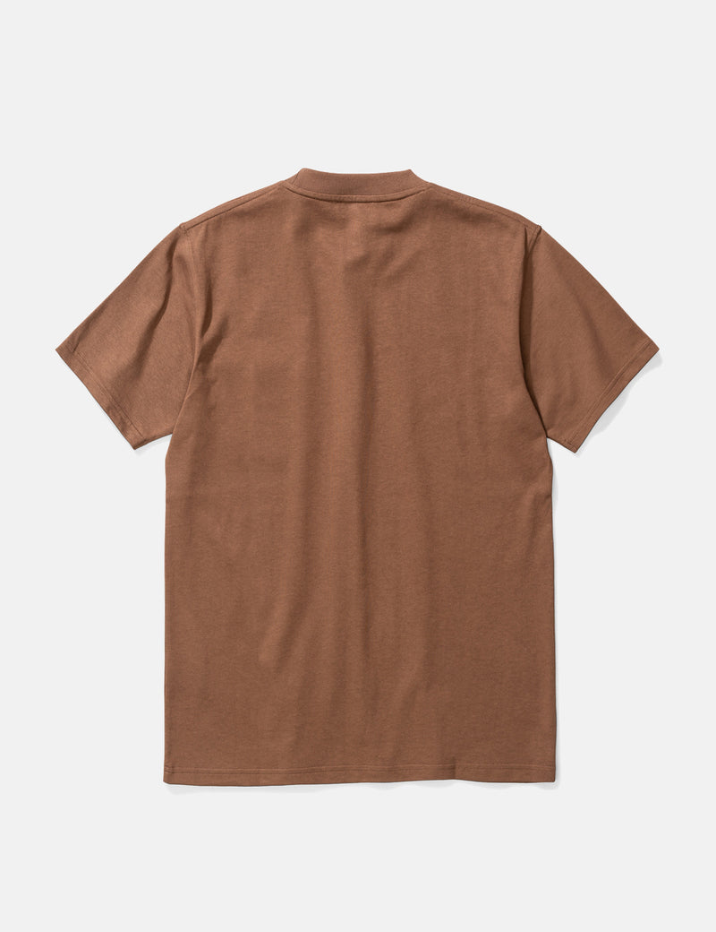 Norse Projects Johannes Pocket T-Shirt - Duck Brown