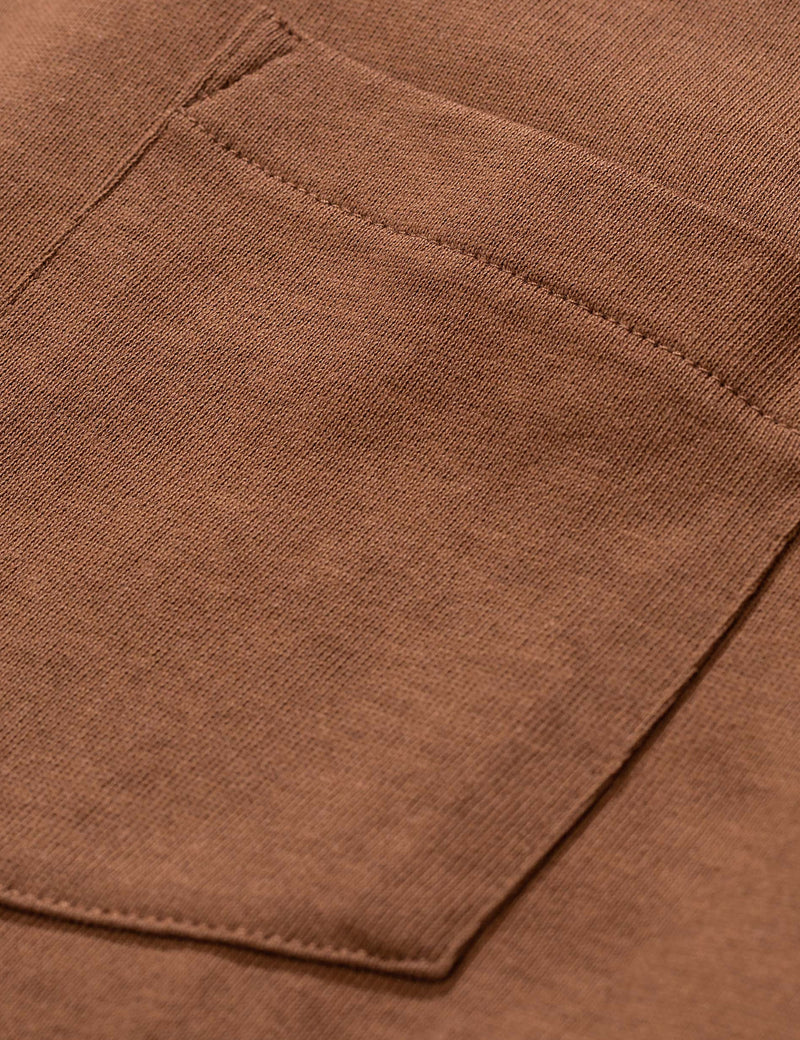 Norse Projects Johannes Pocket T-Shirt - Duck Brown