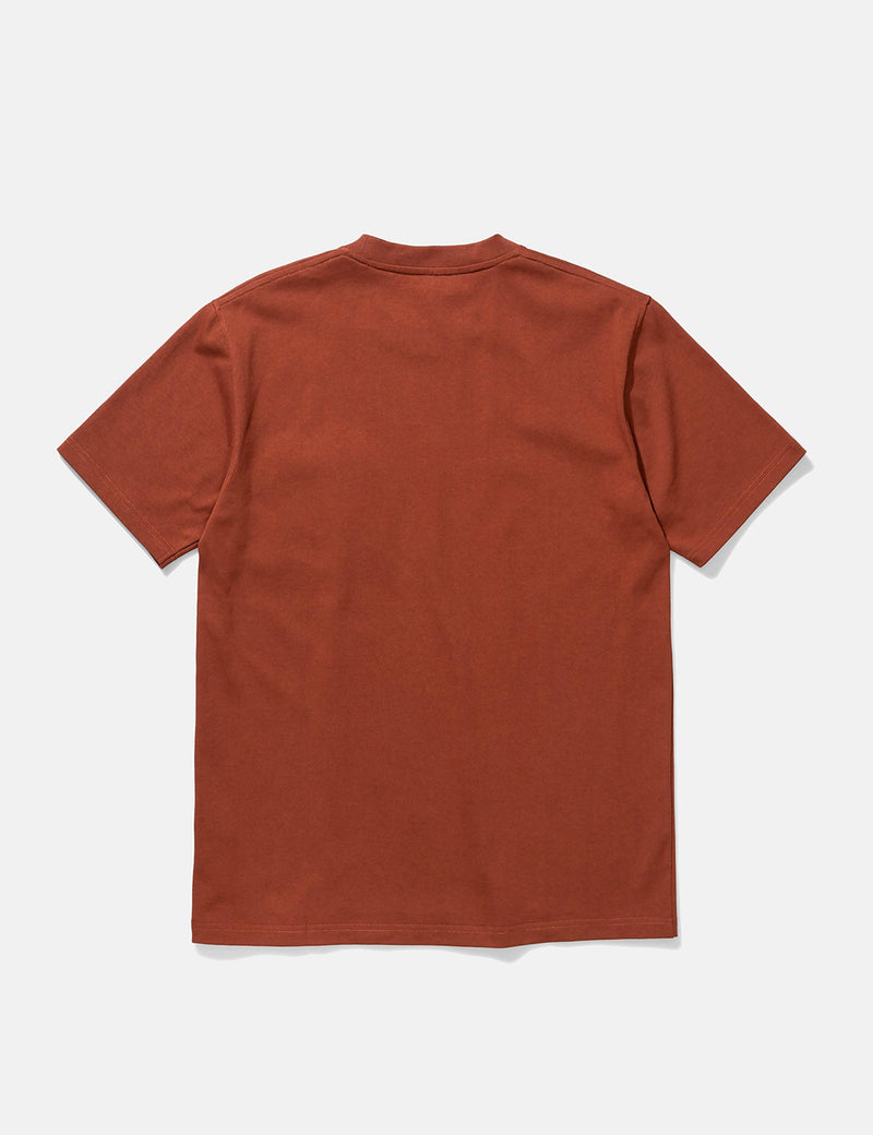 Norse Projects Johannes Pocket T-Shirt-Madder Brown