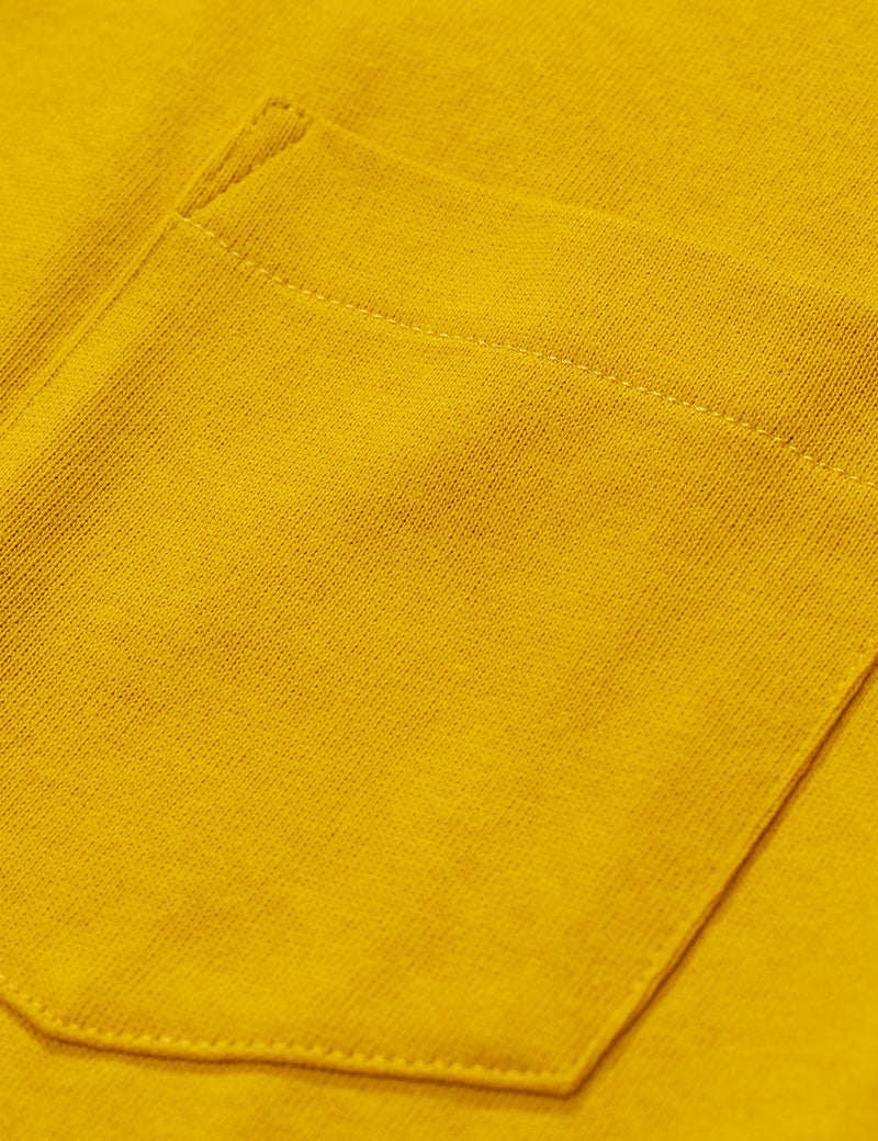 Norse Projects Johannes Pocket T-Shirt - Montpellier Yellow