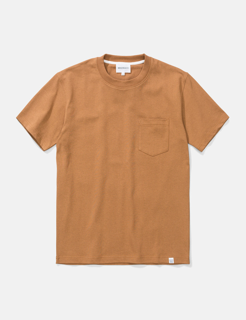 Norse ProjectsJohannesポケットTシャツ-ラセット
