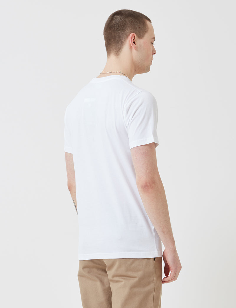 Norse Projects Niels Standard-Logo Patch T-Shirt - Weiß