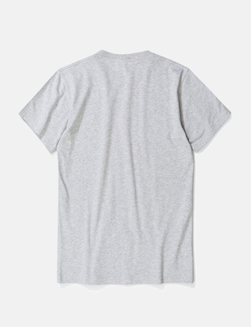 T-Shirt à Patch Logo Norse Projects Niels Standard - Light Grey Melange