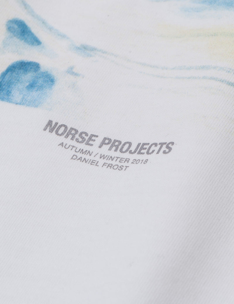 Norse Projects x Daniel Frost TrailTシャツ-ホワイト