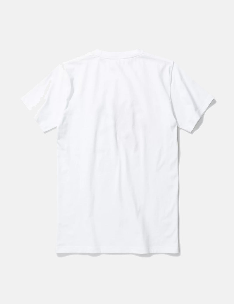 T-Shirt Norse Projects Niels Painted Shapes - Blanc