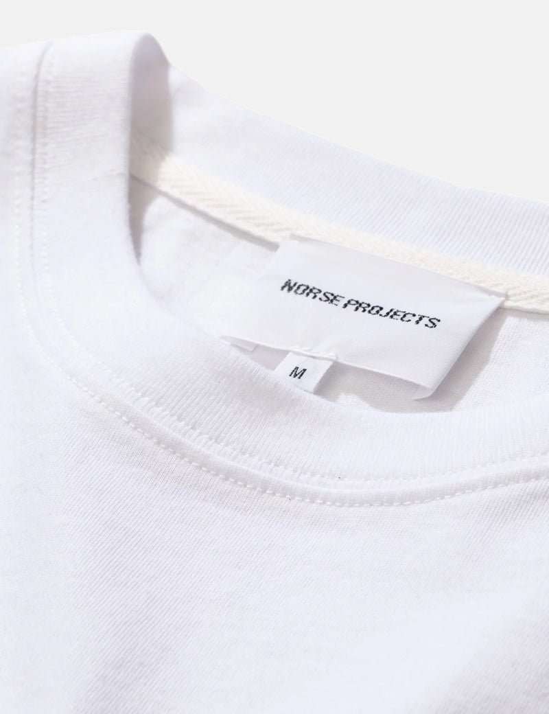 T-Shirt Norse Projects Niels Painted Shapes - Blanc