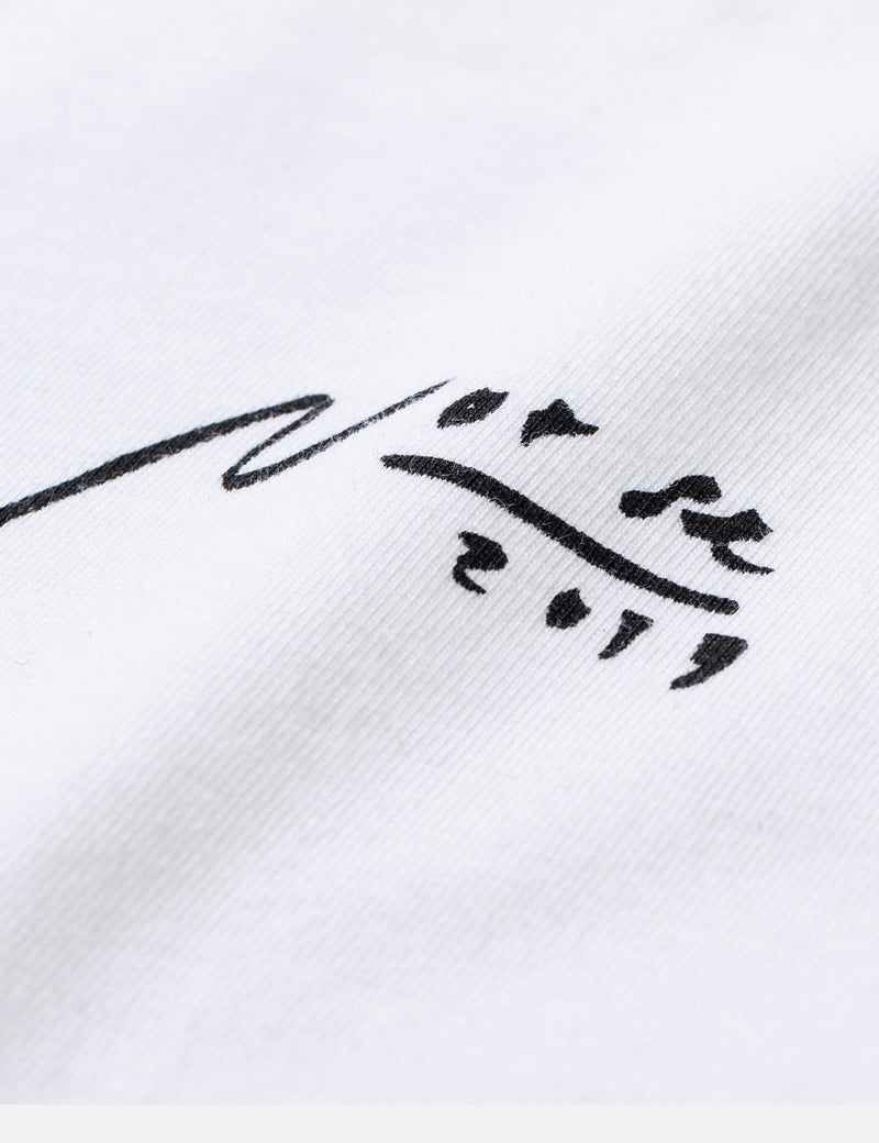 Norse Projects Niels-Zeichen-Logo-T-Shirt - Weiß