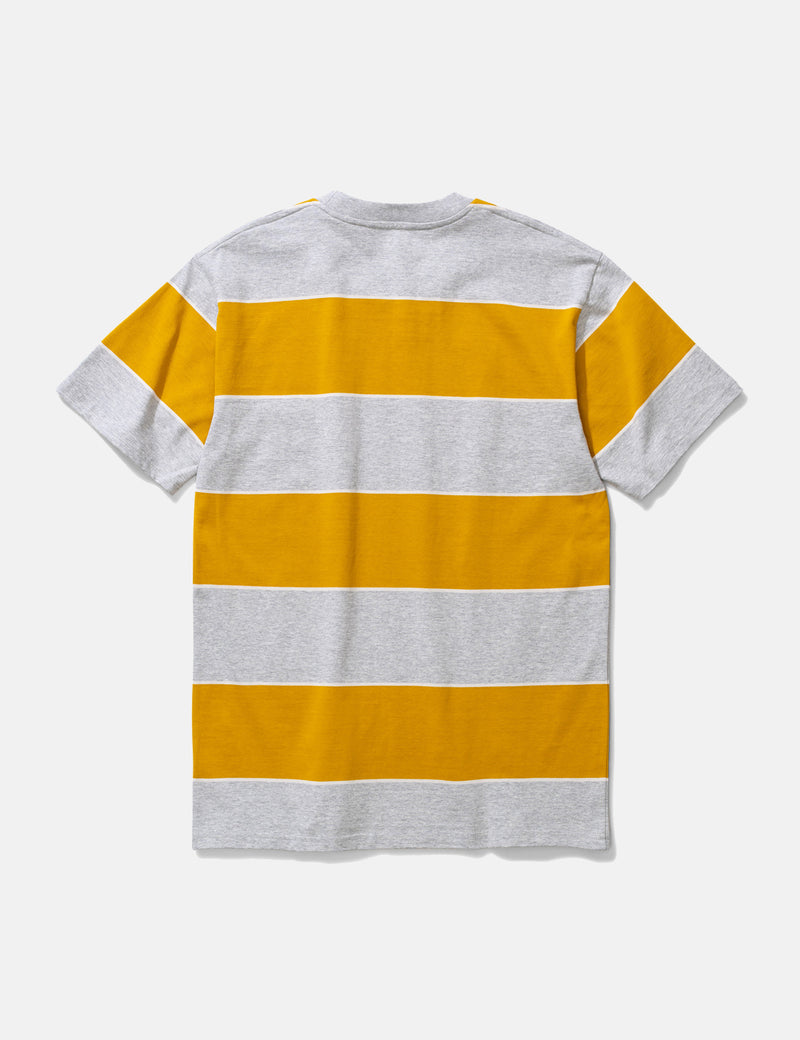 Norse Projects Johannes 3 StripeTシャツ-モンペリエイエロー