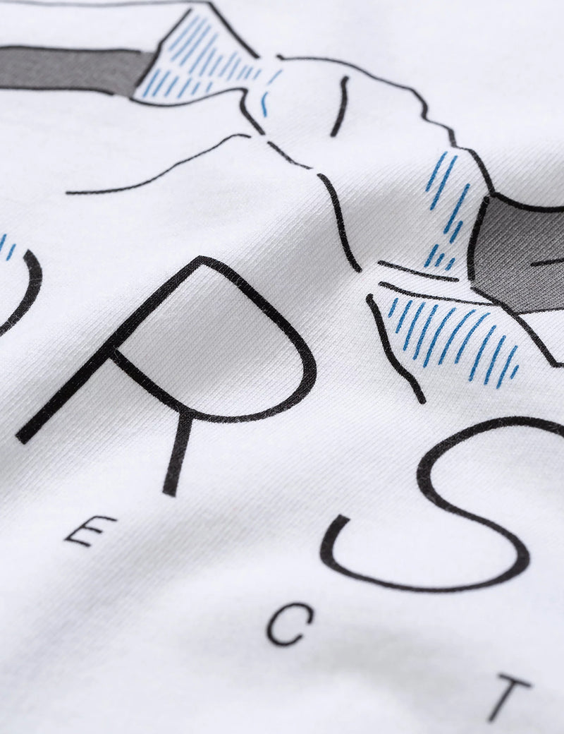 Norse Projects Niels MountainsTシャツ-ホワイト