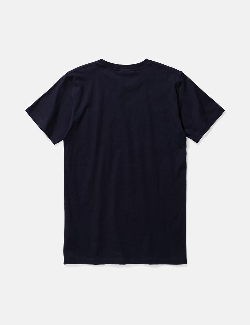 Norse Projects Niels Mountains T-Shirt - Dark Navy Blue