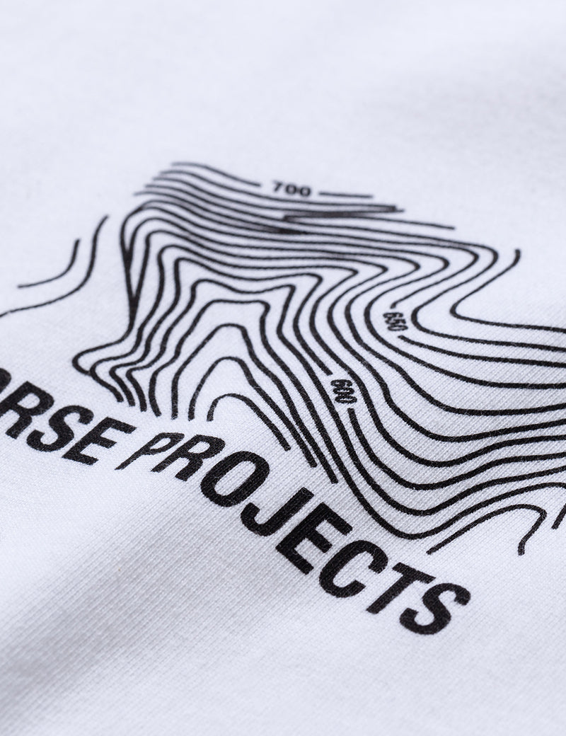 Norse Projects Niels Small Topo Logo T-Shirt - White