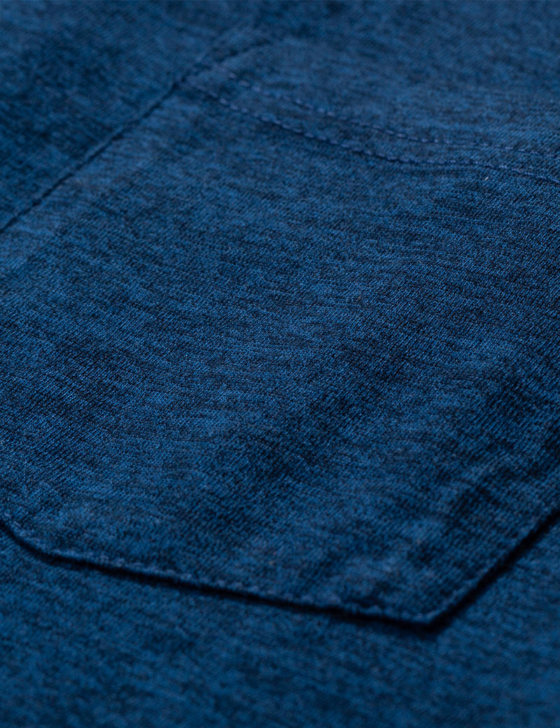 Norse Projects Niels Organic Mouline T-Shirt - Indigo Blue