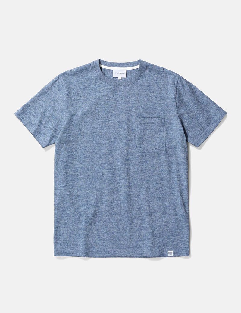 Norse Projects Niels Organic Mouline T-Shirt - Stonewashed