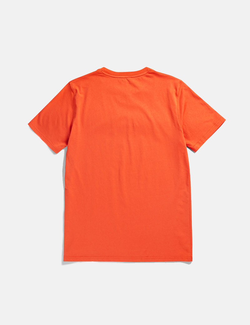 Norse ProjectsスタンダードTシャツ-レスキューオレンジ