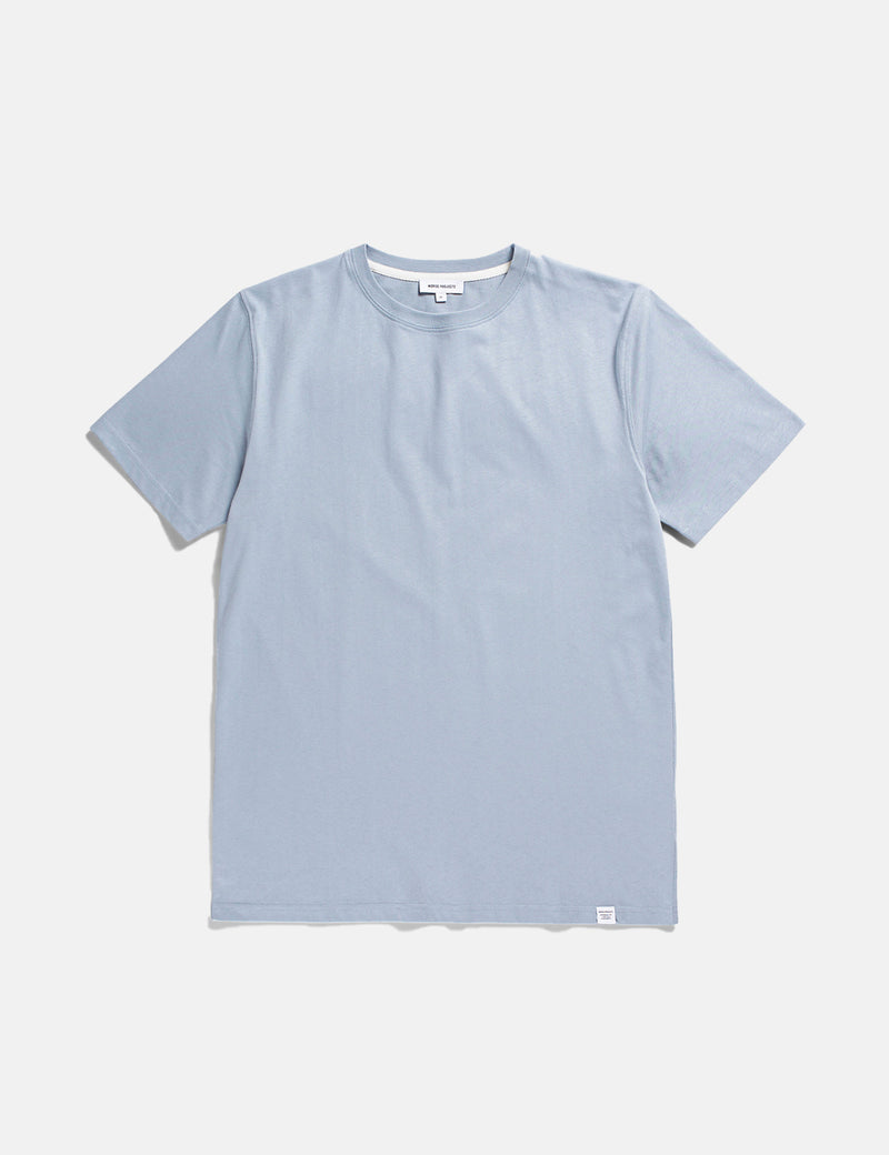 T-Shirt Norse Projects Niels Standard - Bleu Argent