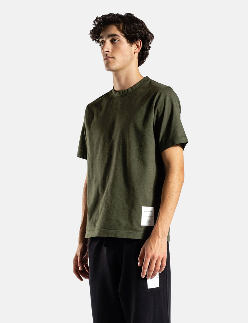 Norse Projects Holger 탭 시리즈 티셔츠 - 아이비 그린