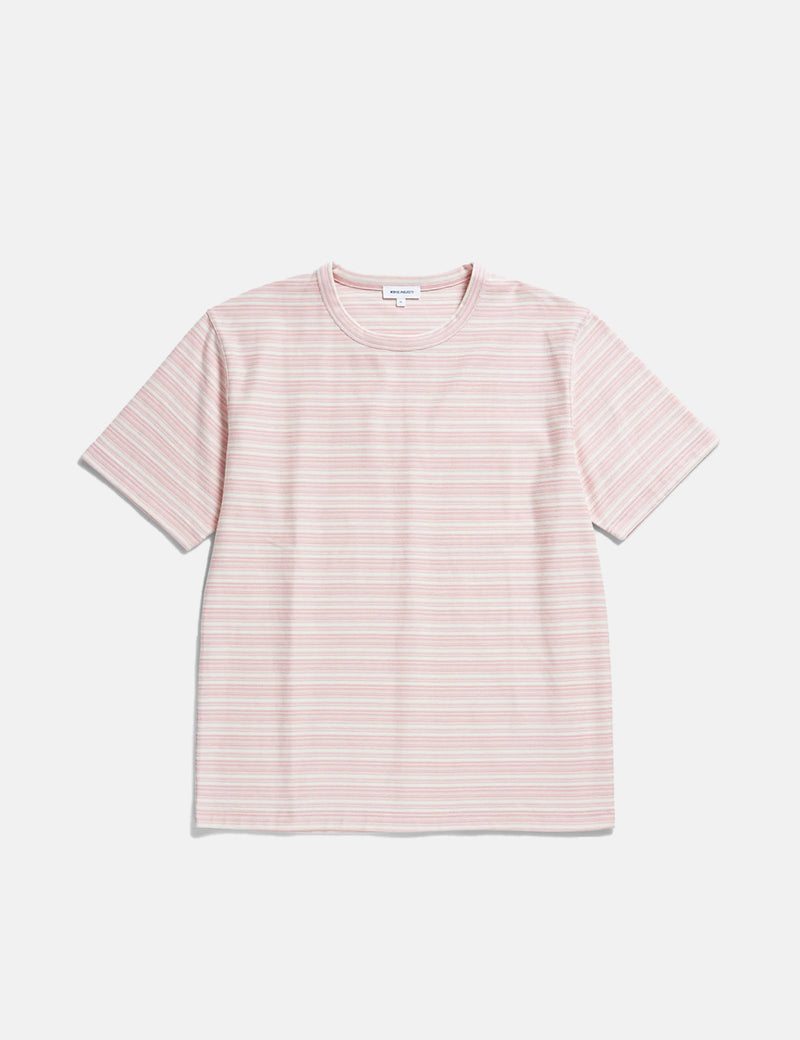 Norse Projects Johannes ReversedMiniStripe-ライトピンク