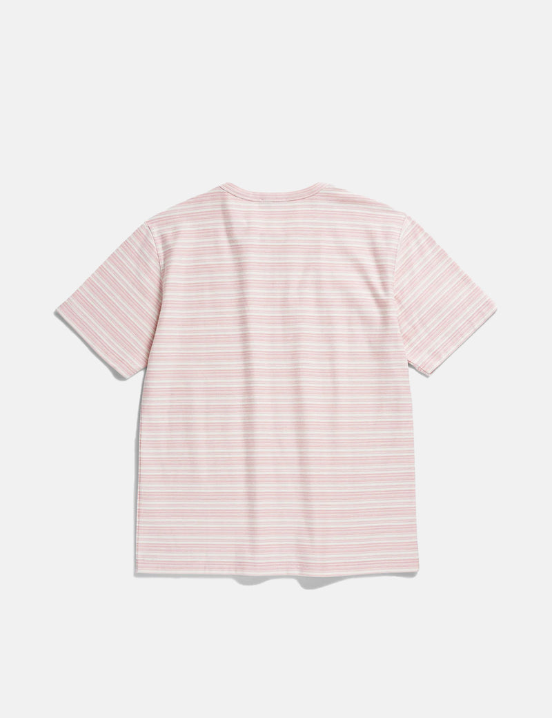 Norse Projects Johannes ReversedMiniStripe-ライトピンク