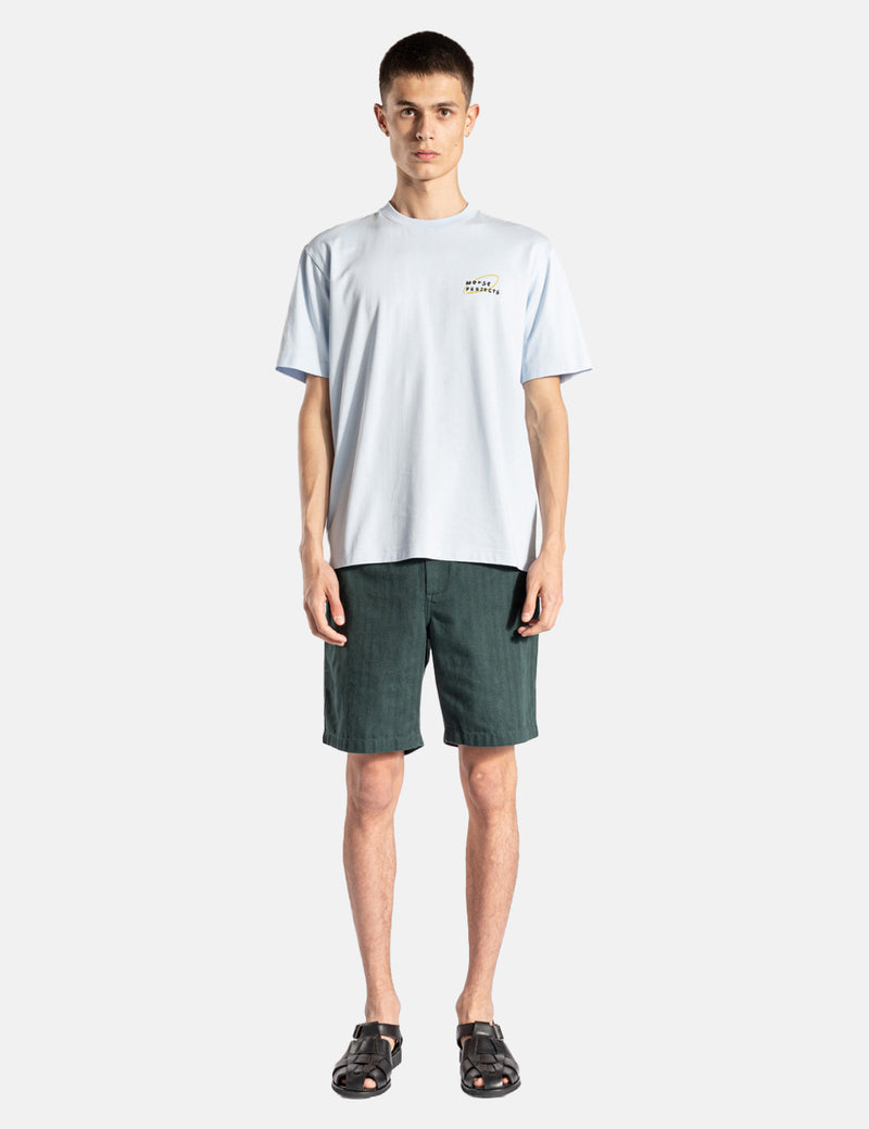 Norse Projects Johannes Norse x Mayumi Logo T-Shirt - Bleu Ciel