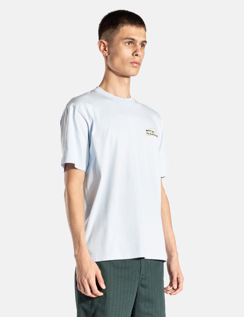 Norse Projects Johannes Norse x Mayumi Logo T-Shirt - Bleu Ciel