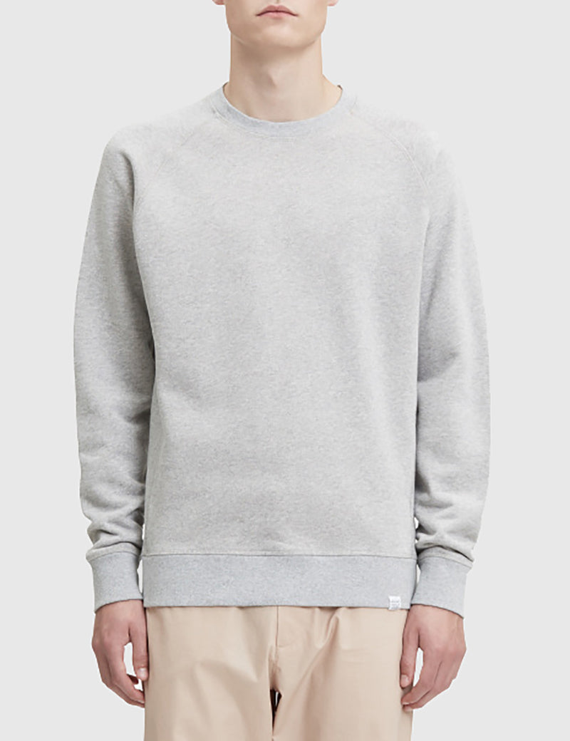 Norse Projects Ketel Double Face Sweatshirt - Light Grey