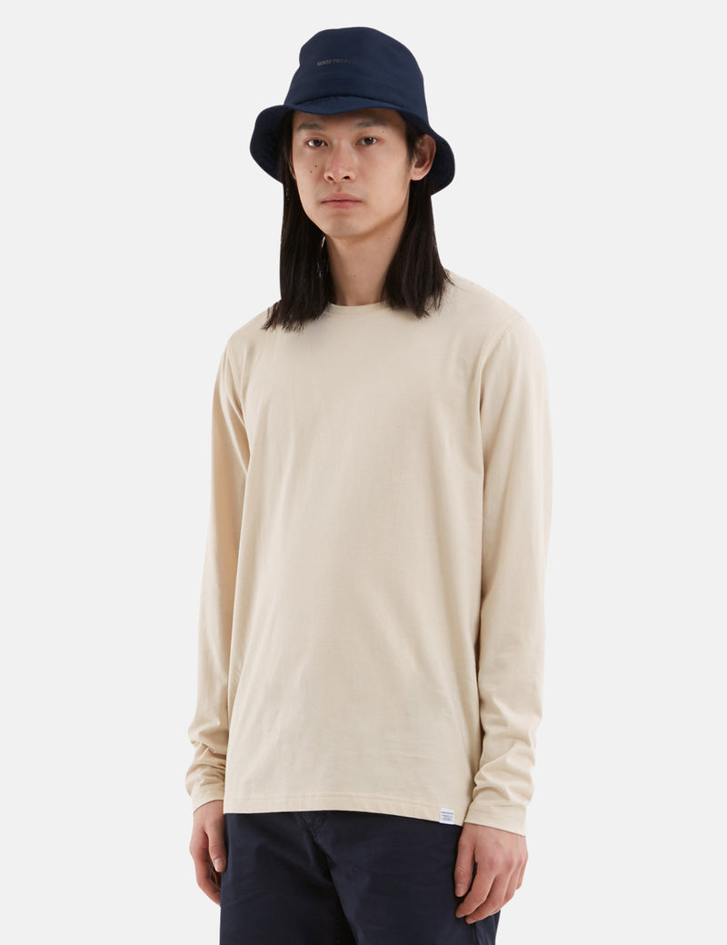Norse Projects Niels Standard Long Sleeve T-Shirt - Sand