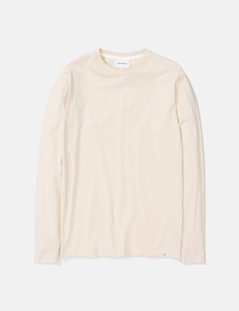 Norse Projects Niels Standard Long Sleeve T-Shirt - Sand