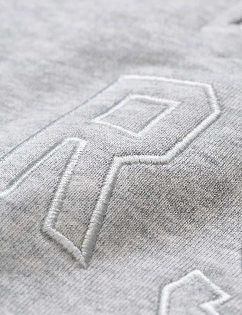Norse Projects Jorn HalfZipスウェットシャツ-ライトグレーメランジ