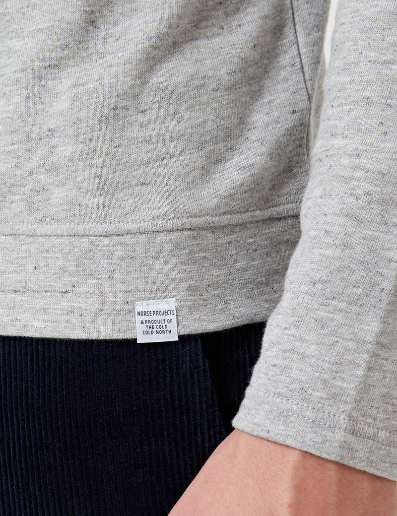 Norse Projects Halfdan Sweatshirt  - Ecru
