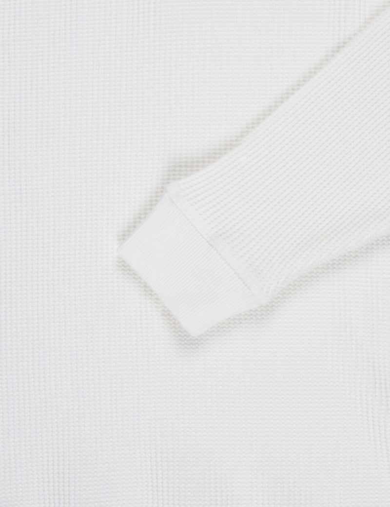 Norse Projects Vagn Waffle Sweatshirt - Ecru