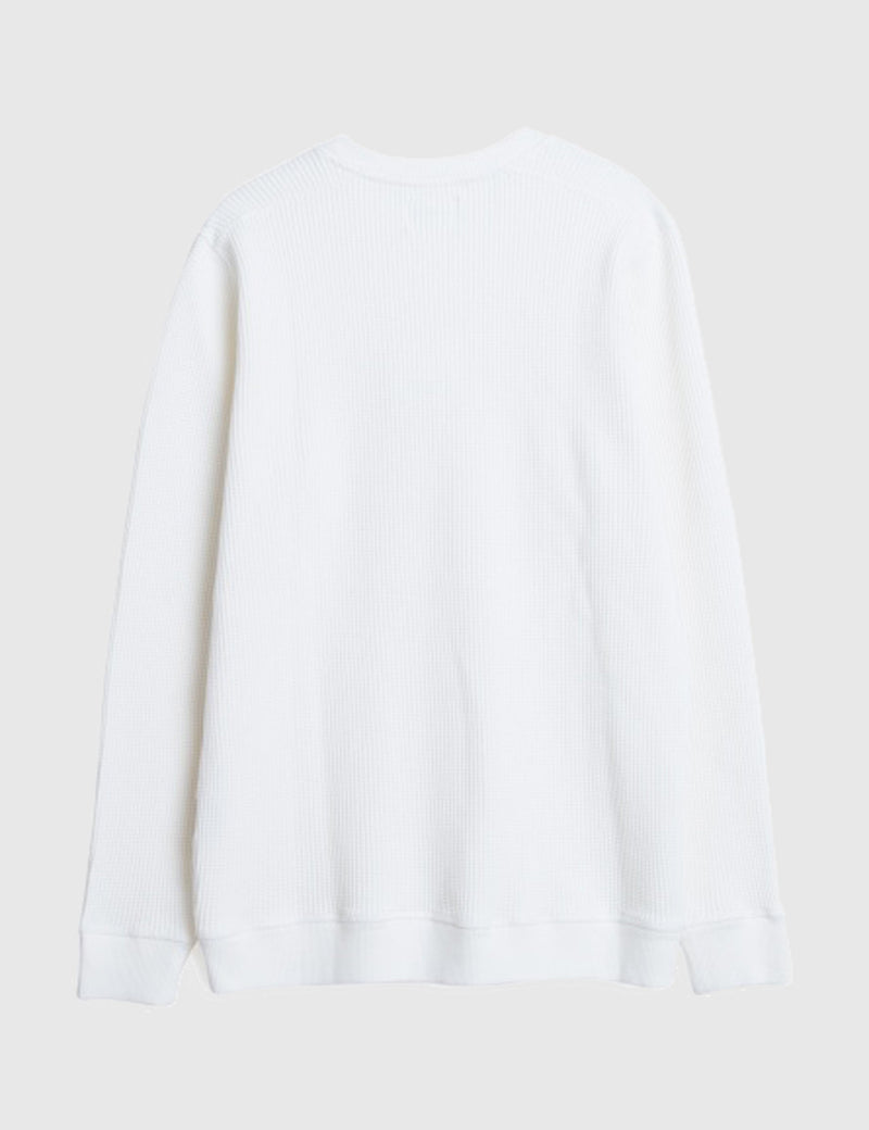 Norse Projects Vagn Waffle Sweatshirt - Ecru