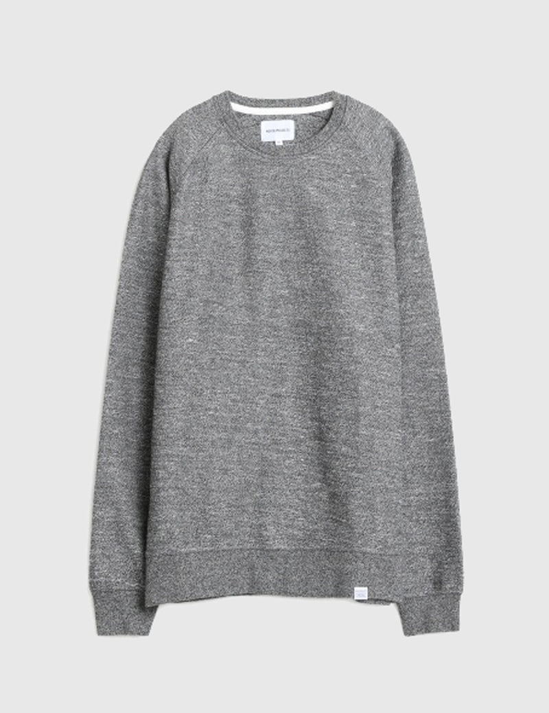 Norse Projects Ketel Mouline Sweatshirt - Charcoal