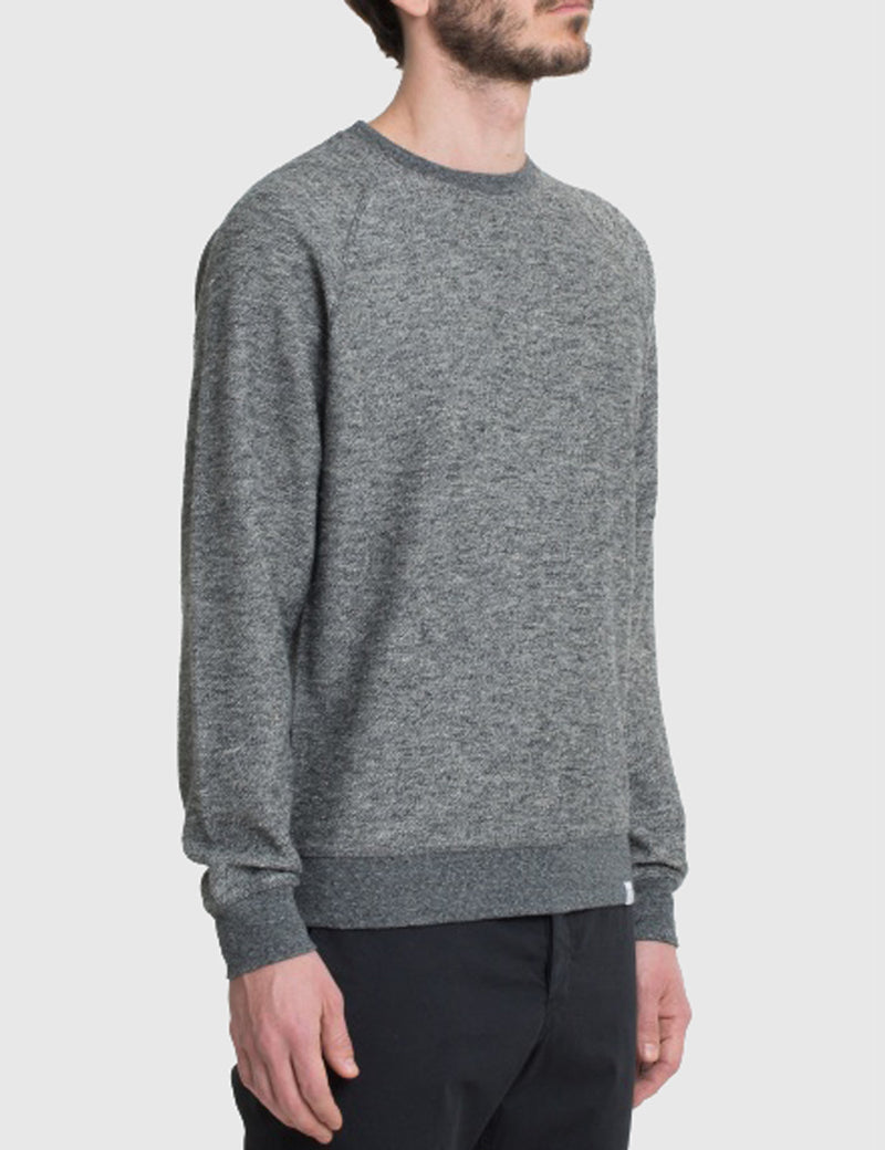 Norse Projects Ketel Mouline Sweatshirt - Charcoal