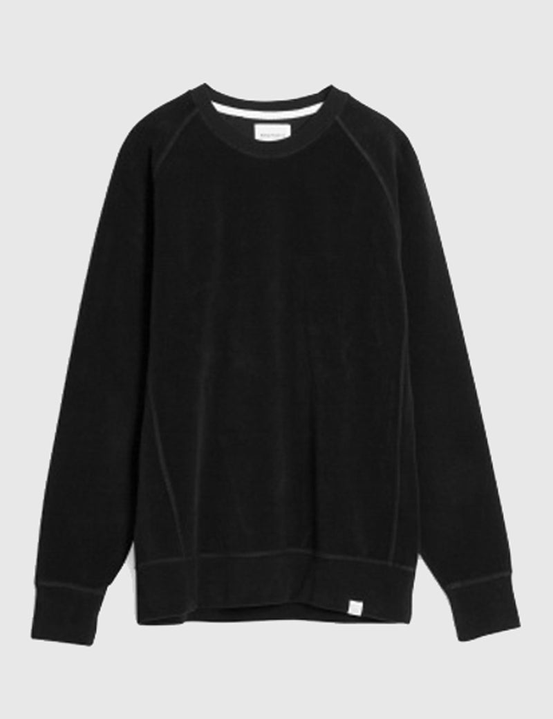 Norse Projects Ketel Brushed Sweat - Black