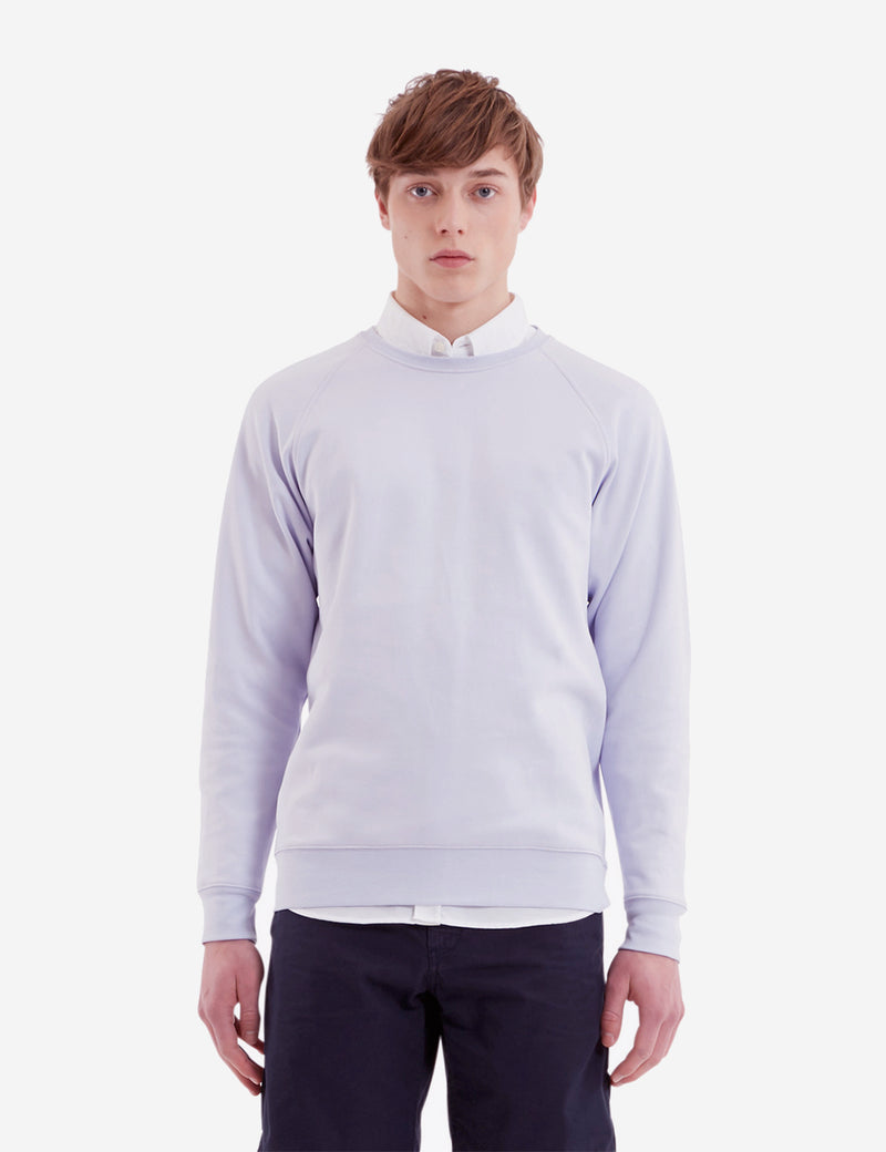 Norse Projects Vorm Interlock Sweatshirt - Heather Purple