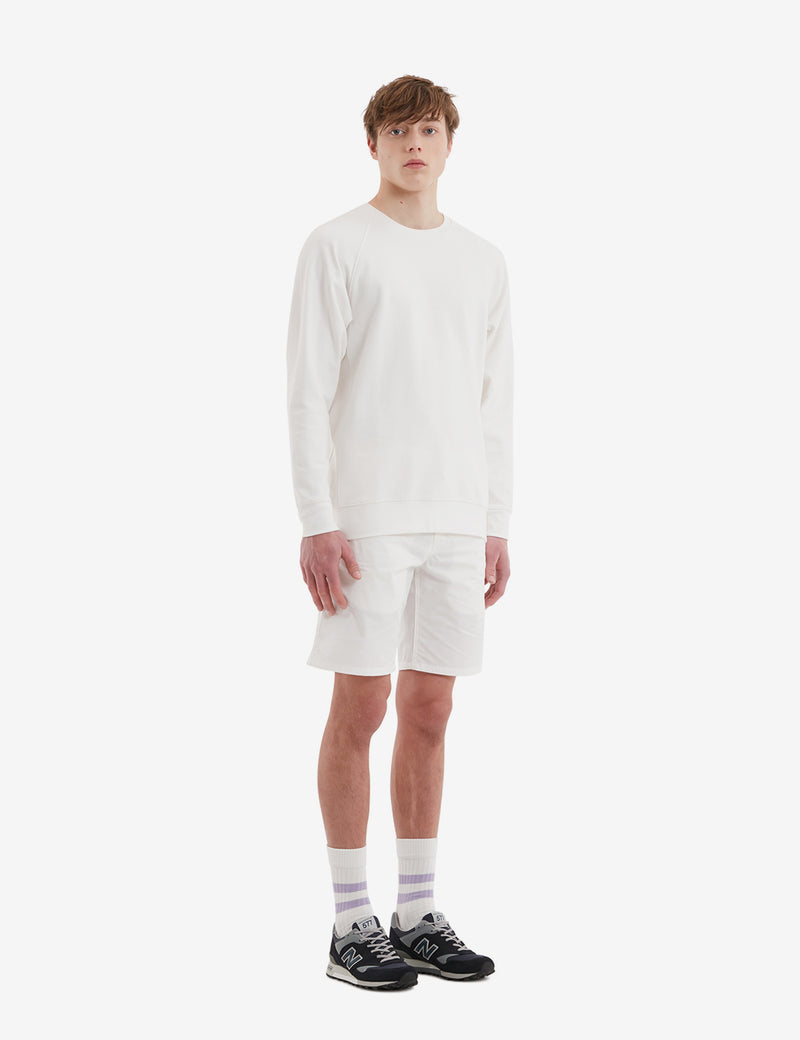 Norse Projects Vorm Summer Interlock Sweat - White