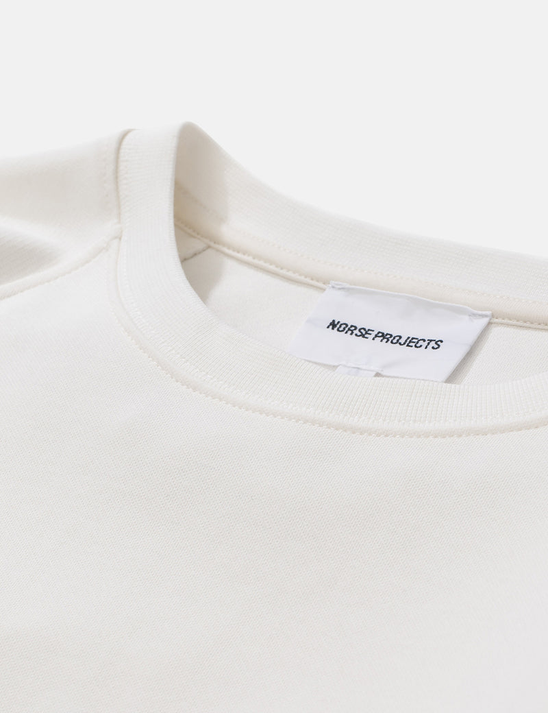 Norse Projects Vorm Summer Interlock Sweat - White