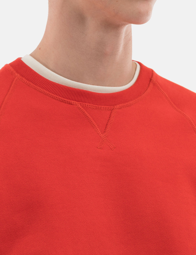 Norse Projects Ketel Summer Classic Sweatshirt - Coral Red