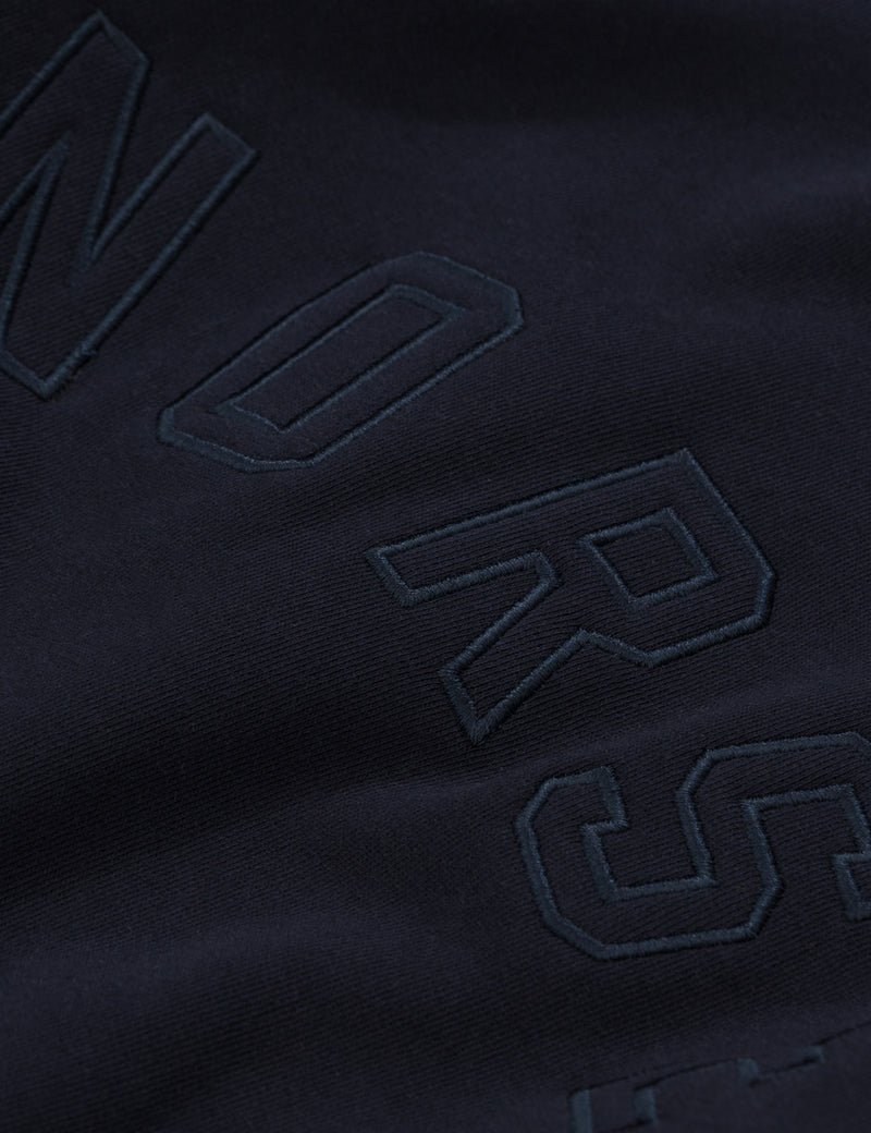 Norse Projects Ketel Classic Ivy Logo Sweatshirt - Dark Navy Blue