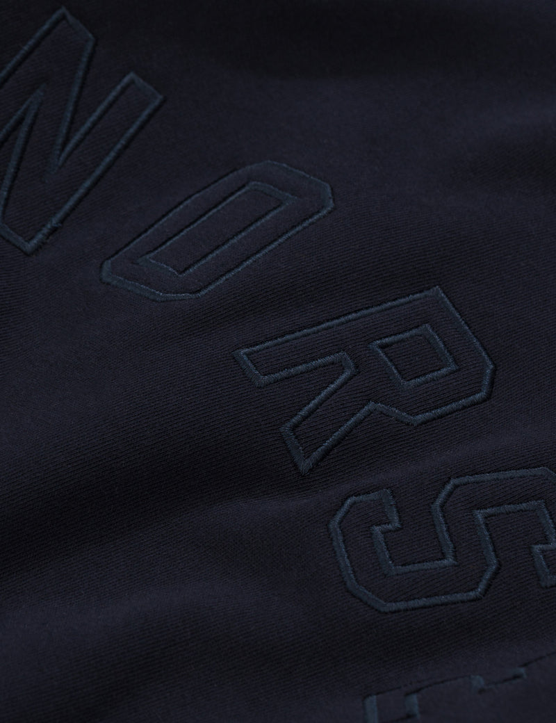 Norse Projects Ketel Classic Ivy Logo Sweatshirt - Dark Navy Blue